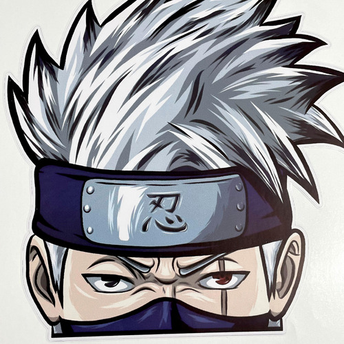 Calcomanía Sticker Kakashi Brillante Para Carro 20x18cm