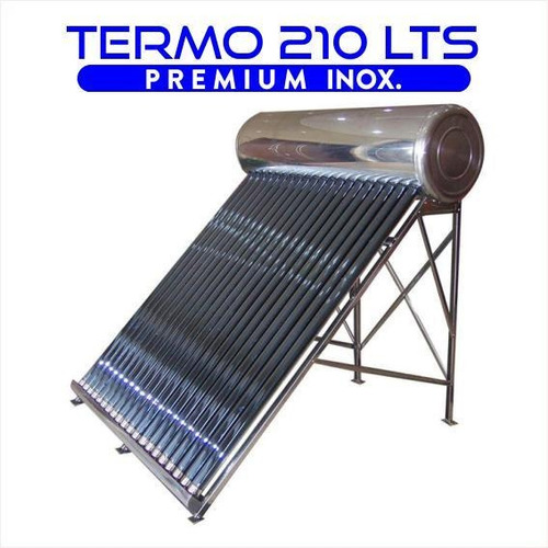 Imagen 2 de 4 de Termotanque Solar 210 Lts Atmosférico De Acero Inoxidable A
