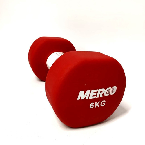 Mancuerna De Neoprene 6 Kg Merco Pesas Por Unidad Fitness