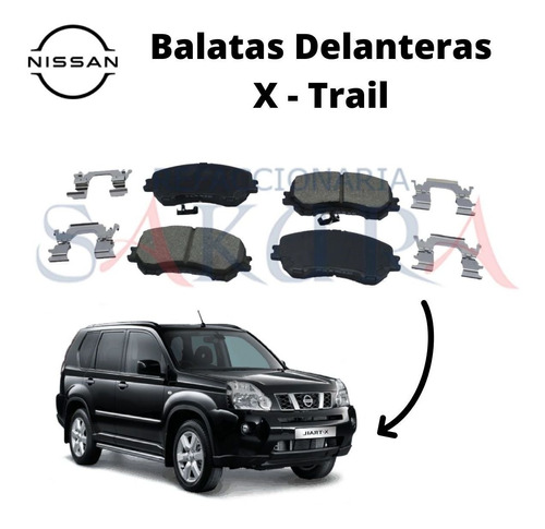 Jgo Balatas Delanteras X Trail 2012 Nissan V Advantage