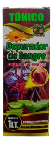 Tónico Te Depurador De Sangre Con Aloe Vera 100% Natural 1 L