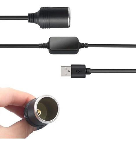 2 Conectores Usb De 5 V A 12 V Para Encendedor De Coche, Mac