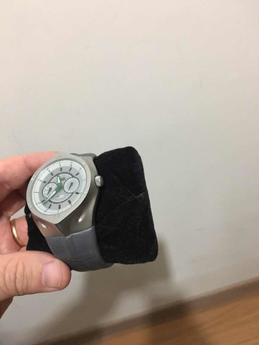 Relógio Chilli Bens Cinza Pulseira De Couro