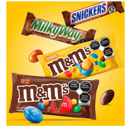 Milky Way Snickers M&ms Dulce Fiestas Surtido Chocolates Mar