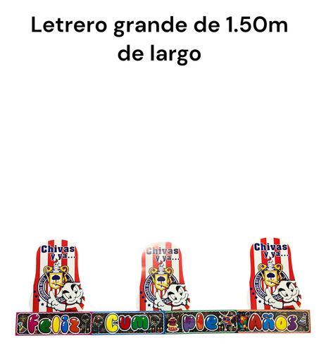 Fiesta Completa De Chivas Para 50 Personas Rojo Chivas Chivas