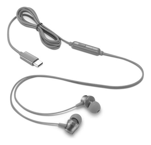 Auriculares In-ear Lenovo C/micrófono Usb-c Alámbrico