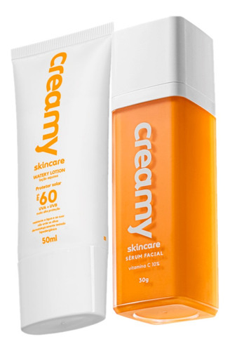Kit Creamy Skincare Vitamina C Protetor Solar (2 Produtos)