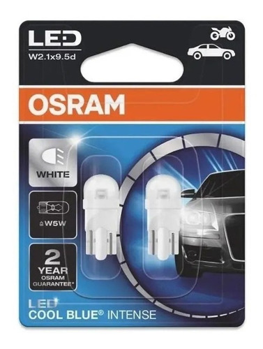 Lamparas Led Posicion T10 W5w Osram 6000k 12v Cool White