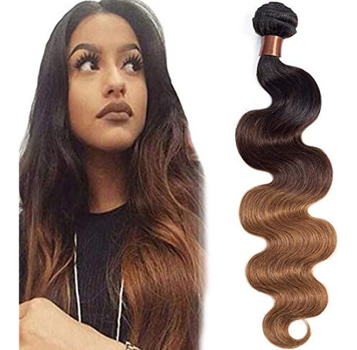 Pelo De Luna Negra Virgen Brasilena Ombre Cabello Onda Del