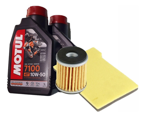 Kit Service Filtro Aceite Aire + 7100 Yamaha Xtz 250 Tenere