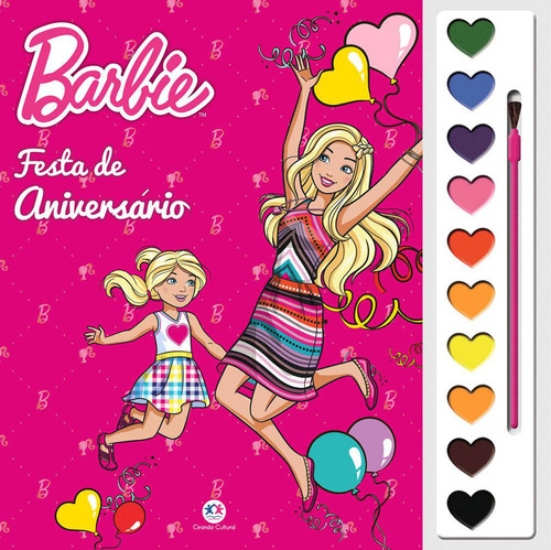 Livro Infantil Com Aquarela Barbie - Ciranda Cultural