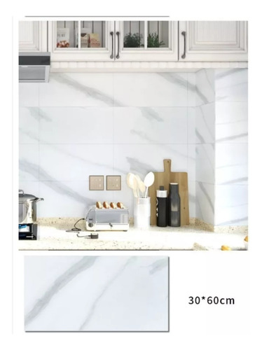 Pack De 5 Láminas Autoadhesiva Tipo Mármol Para Pared