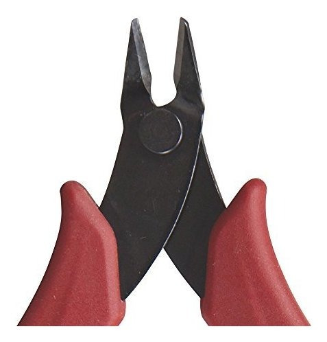 Pinzas De Corte Diagonal De Acero Mango Rojo De 5 Pulgadas
