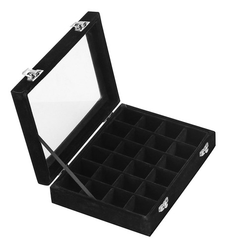 Caja De Almacenamiento Para Exhibición De Anillos Y Joyas