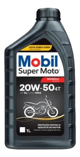 Óleo Mobil Super Moto 4t 20w50 - 1 Litro