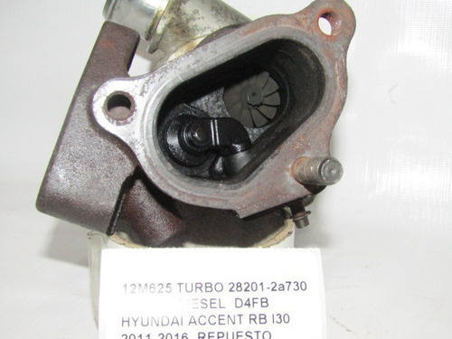 Turbo 28201-2a730 Diesel D4fb Hyundai Accent Rb I30 2011-16 (Usado)