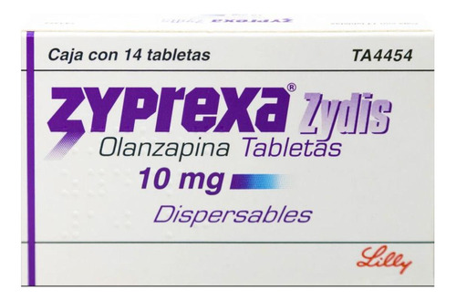 Zyprexa Zydis 10 Mg Caja Con 14 Tabletas Dispersables