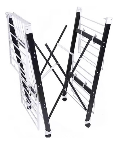 Tendedero De Ropa Plegable De Acero Inoxidable De 2 Niveles
