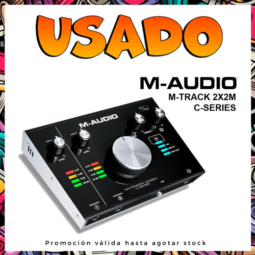 Placa Interface De Audio M-audio M-track 2x2m C-series Usada