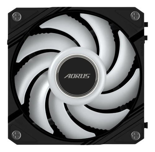Ventilador Gigabyte Aorus Ez Chain Fan 120, Argb, Negro Led Argb