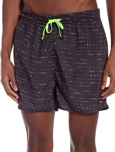 Short Calvin Klein Swimwear D'água Wave Dots Chumbo