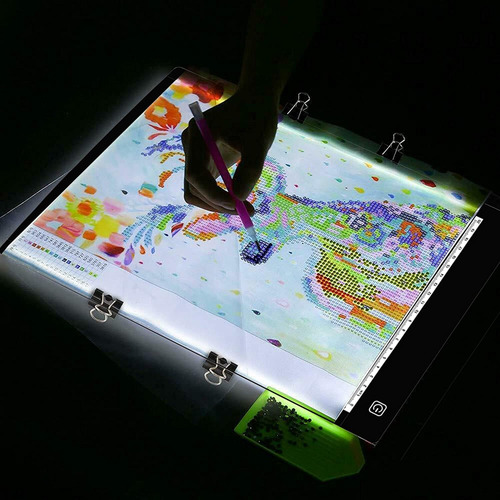 Caixa De Luz Artcraft White Led Pad A4 Para Pintura