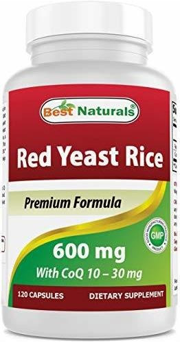 Best Naturals Arroz Levadura Roja 600 Mg Con Coq10 120 Cap