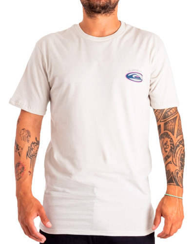 Remera Quiksilver Lifestyle Hombre Heritage Oval Logo Bg Cli