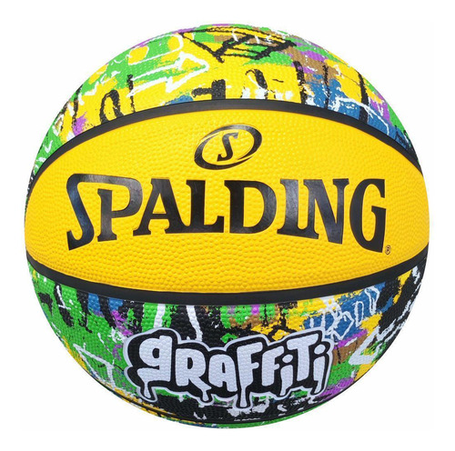 Bola Basquete Spalding Graffiti - Borracha - Tam. 7 - 650g