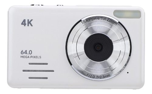 Câmera Digital De Apontar E Disparar 4k 64mp Com Zoom 18x, C