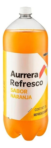 Refresco Aurrera Sabor Naranja 3 L