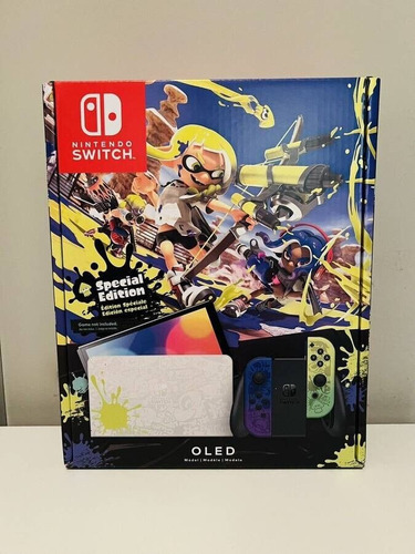 Nintendo Switch Oled Modelo Splatoon 3 Edición Limitada 64gb