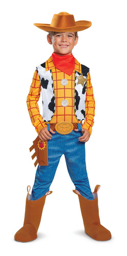 Disfraz Talla Medium(8-10) Woody Clásico Para Niño