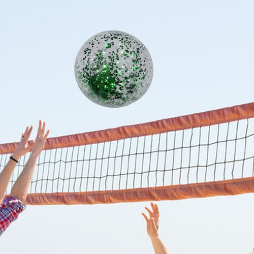 Pelota De Playa Inflable, Juguete De Playa, Juego 60cm Verde