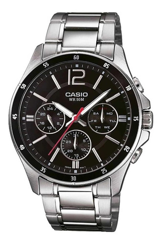 Reloj Pulsera Casio Hombre Multifunción A. Inoxidable Febo