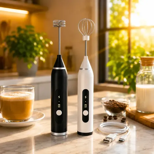Mixer Portátil Elétrico 2 em 1 Misturador de Bebidas Mini Batedor…