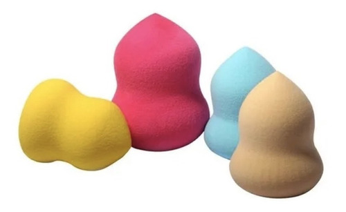 Imagen 6 de 10 de Esponja Blender Maquillaje Esponjas Aplicar Base Contorno