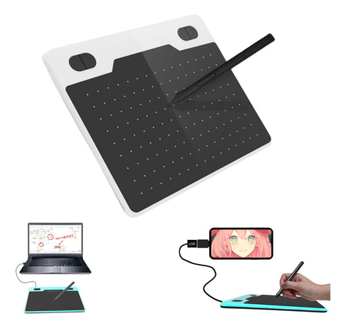 Tablet De Desenho Com Caneta Para Computador/celular/tablet