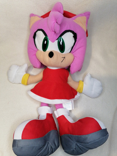 Peluche Original Amy Sonic The Hedgehog Sega Toy Nerwork 45.