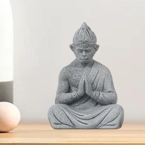 Escultura De Mono Para Decoración. 13,5x7x9,5cm Orar