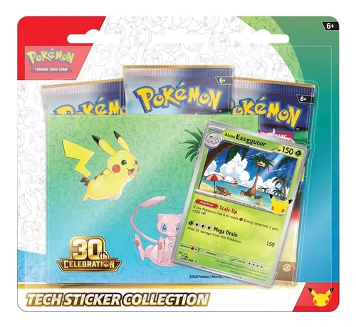 Pokémon Tcg: 30th Tech Sticker Alolan Exeggutor En