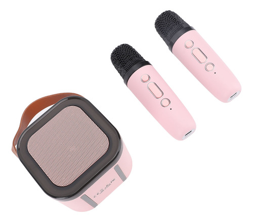 Máquina De Karaoke, Portátil, Versátil, Con Micrófono Doble