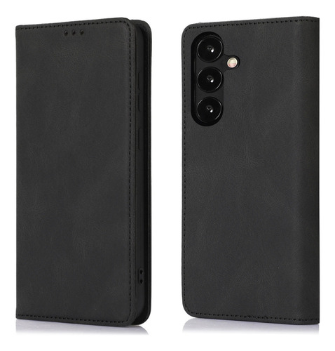 Funda Piel Con Tapa Para Samsung Galaxy, Diseño Tarjet