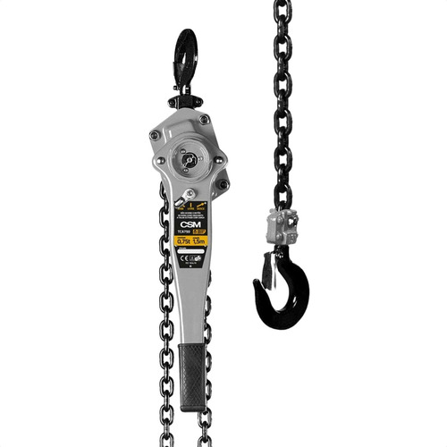 Talha Manual Corrente Alavanca Catraca 750kg 1,5 Metros Csm