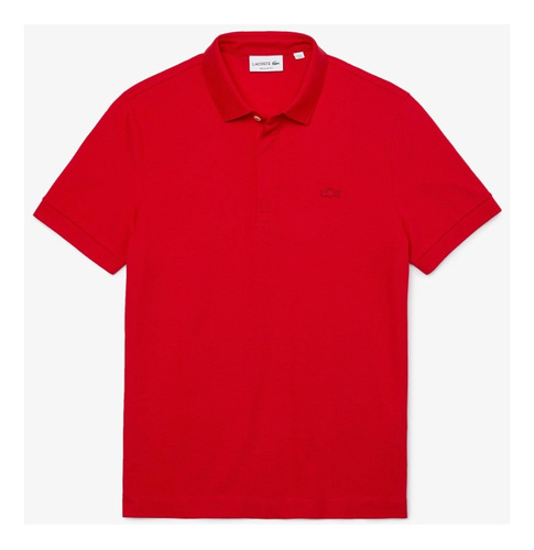 Polo Lacoste París Roja Hombre Chica