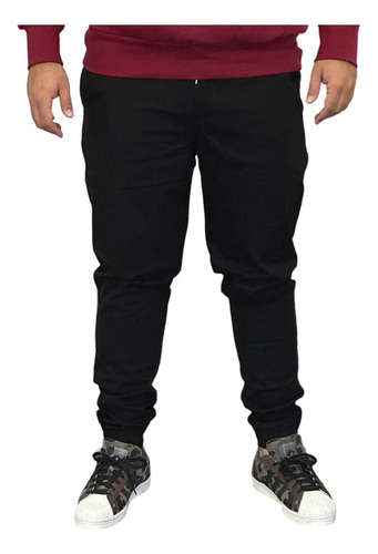 Pantalon Jogger Gabardina Hombre Talles Especiales Y Reales