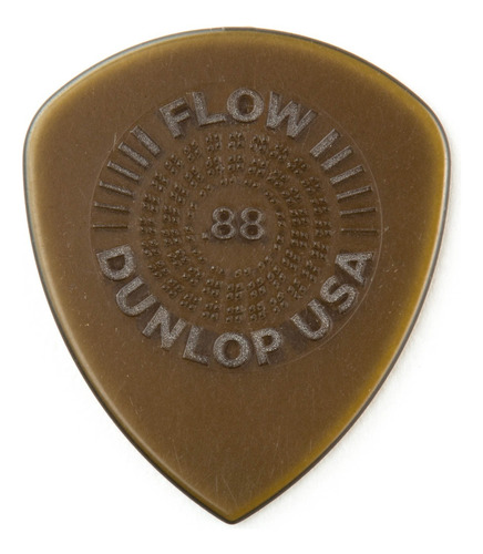 Uñetas De Guitarra Dunlop Flow Con Agarre Pack De 6 0.88 Mm
