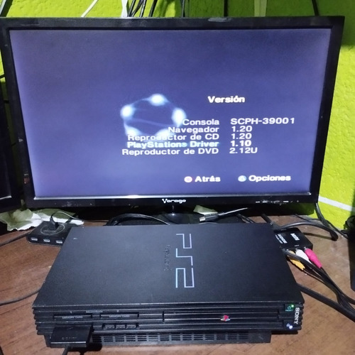 Playstation 2 Scph-39001 Con Detalles Leer Descripcion Negro (Usado)