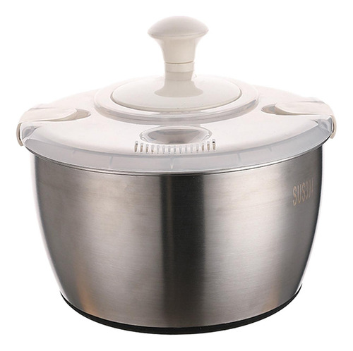5l Ensalada Spinner Cerrable Colador Cesta Secadora De