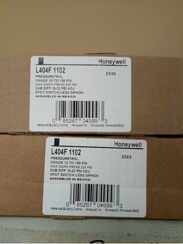 Presostato Honeywell L404 F1102 